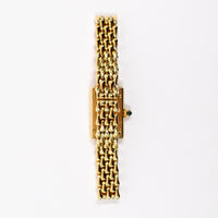 Tank Louis Mini 24mm x 16.5mm Yellow Gold W15006K3