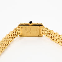 Tank Louis Mini 24mm x 16.5mm Yellow Gold W15006K3