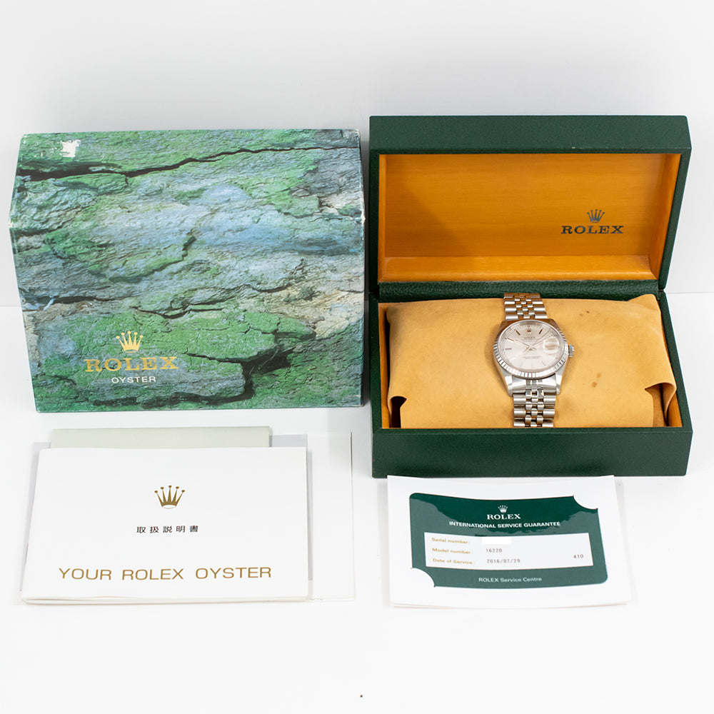 Datejust 36mm Fluted Bezel Steel 16220