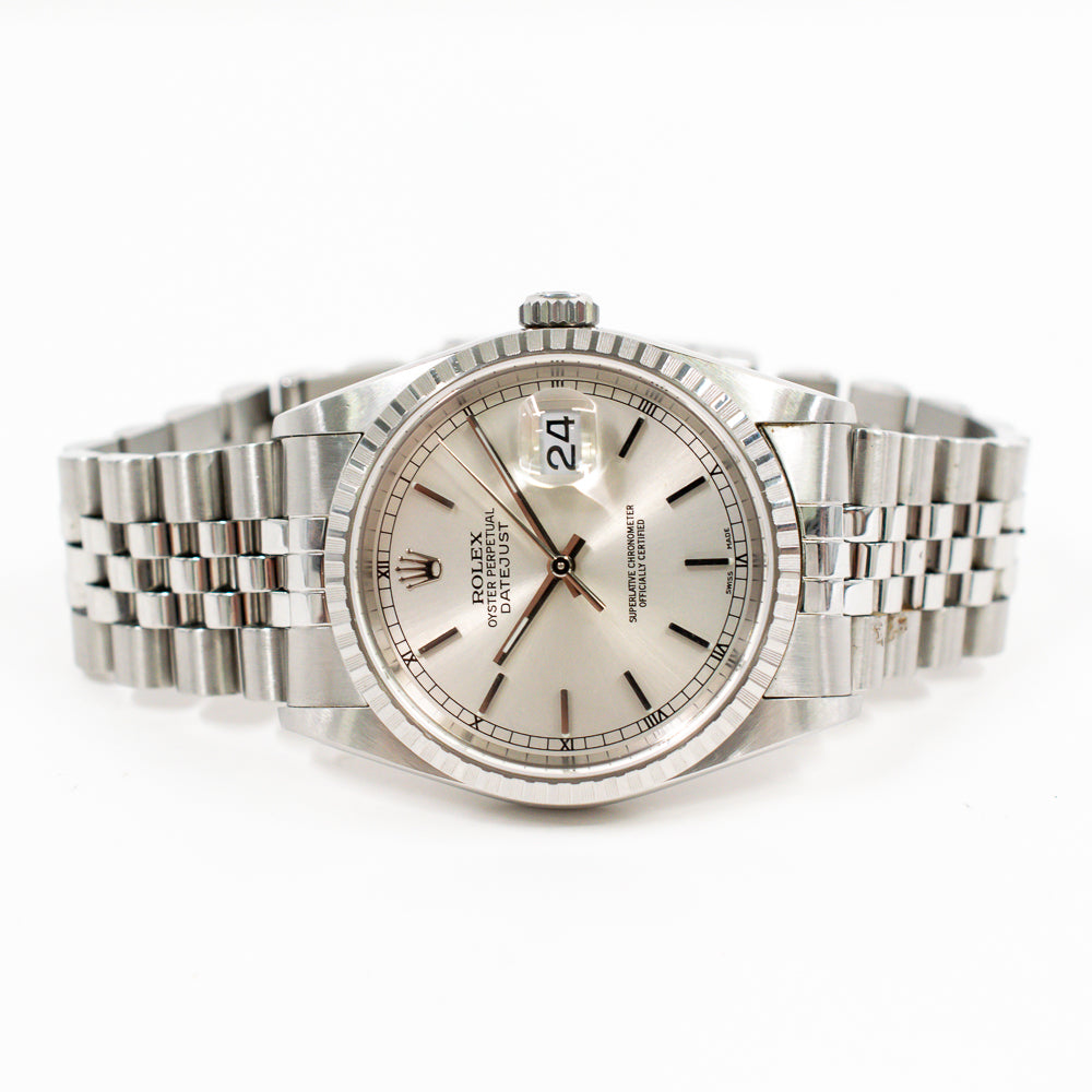Datejust 36mm Fluted Bezel Steel 16220