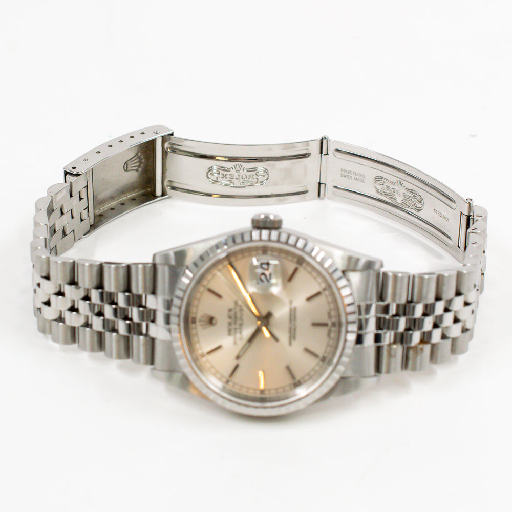 Datejust 36mm Fluted Bezel Steel 16220
