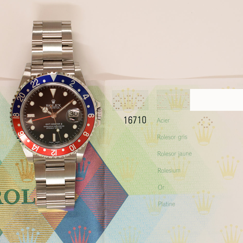 GMT-Master II "Coke" Steel 16710