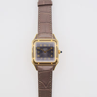 Santos-Dumont Large Manual Winding - Yellow Gold - 43.5mm x 31.4mm  WGSA0097