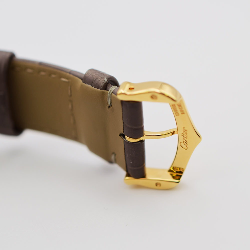 Santos-Dumont Large Manual Winding - Yellow Gold - 43.5mm x 31.4mm  WGSA0097