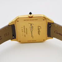 Santos-Dumont Large Manual Winding - Yellow Gold - 43.5mm x 31.4mm  WGSA0097