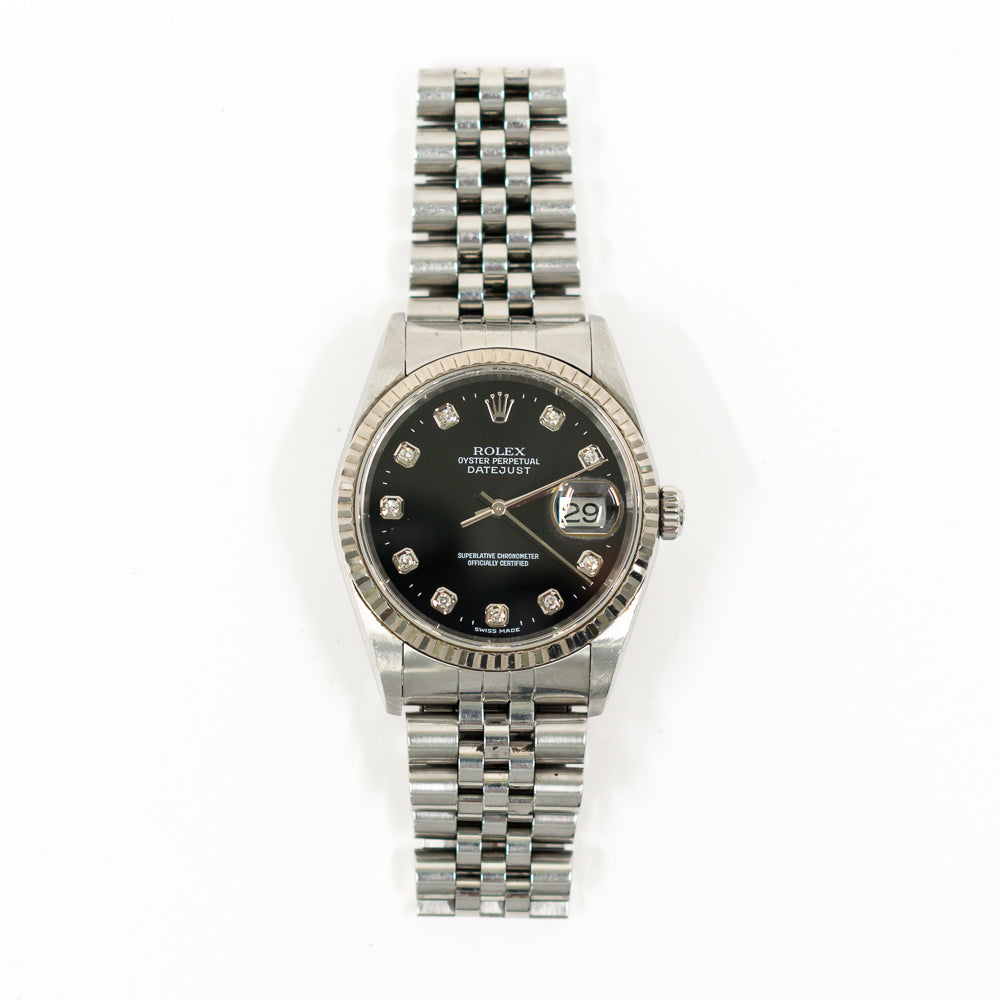 Datejust 36mm Steel and White Gold 16234G