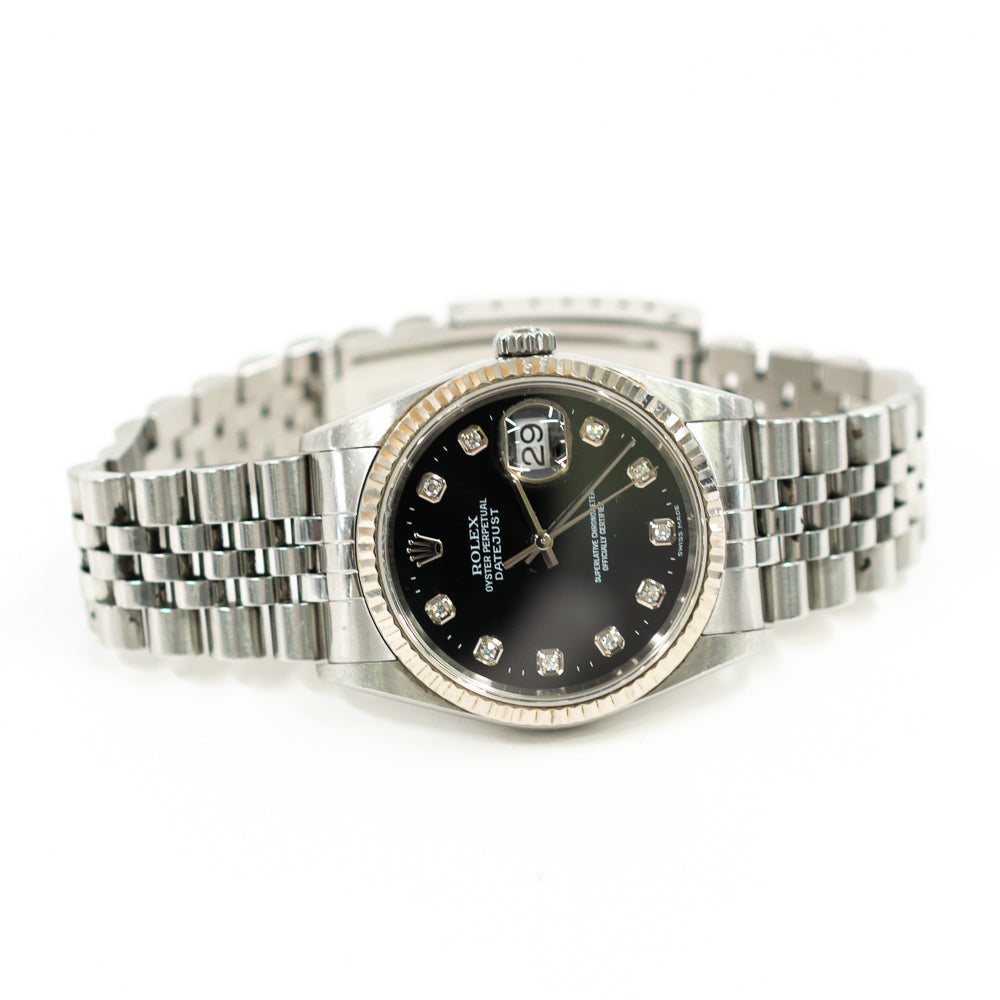 Datejust 36mm Steel and White Gold 16234G