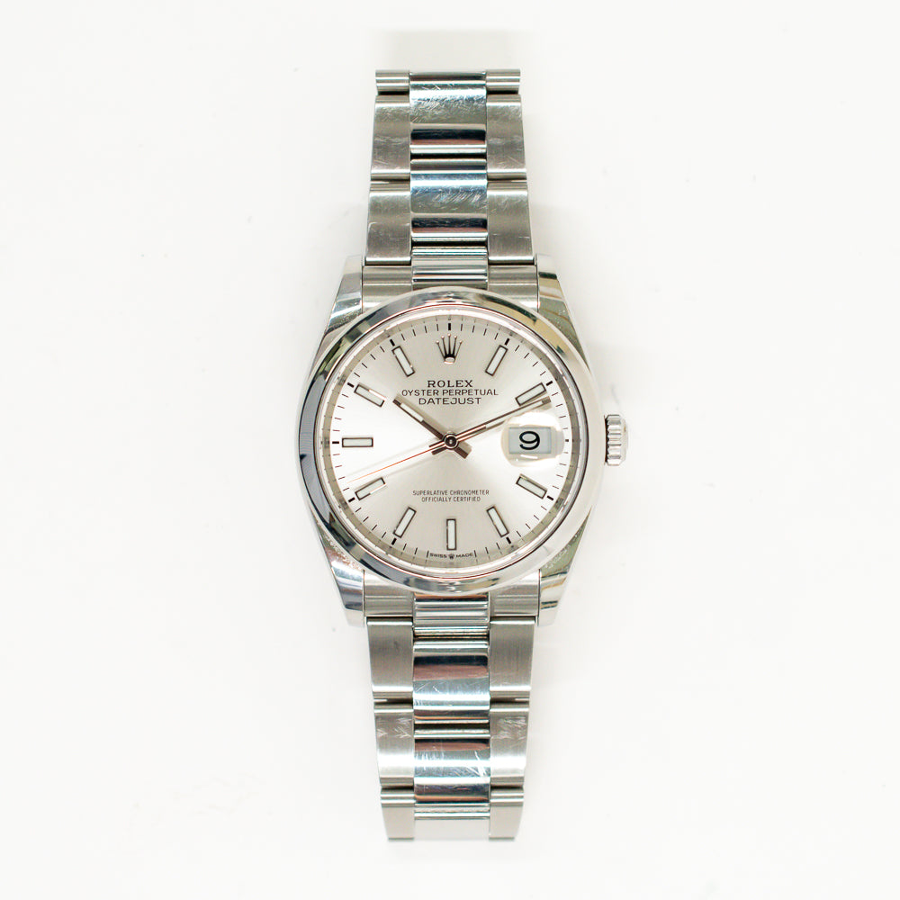 Datejust 36mm Domed Bezel Steel 126200