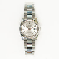 Datejust 36mm Domed Bezel Steel 126200
