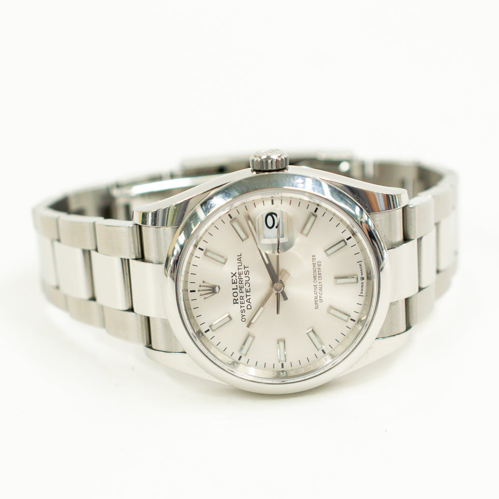 Datejust 36mm Domed Bezel Steel 126200