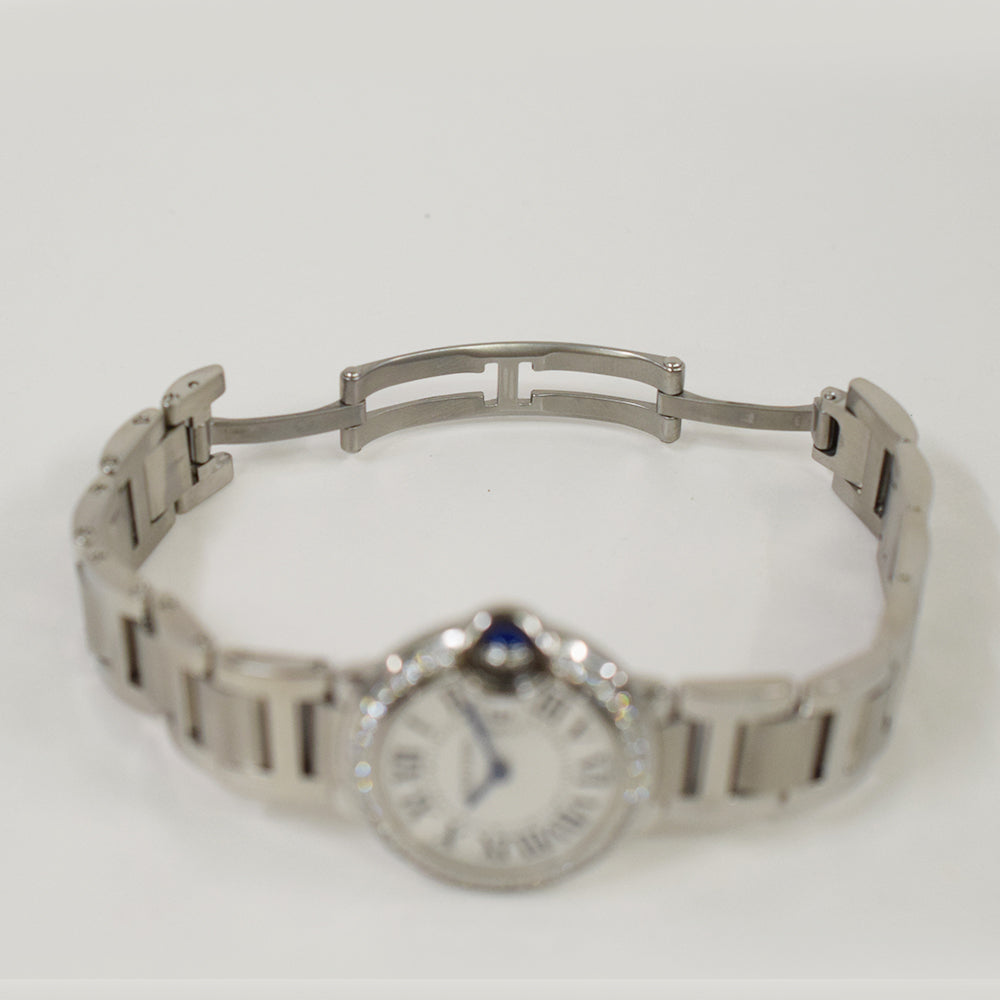 Ballon Bleu Small 28mm Diamond Bezel Steel W4BB0015