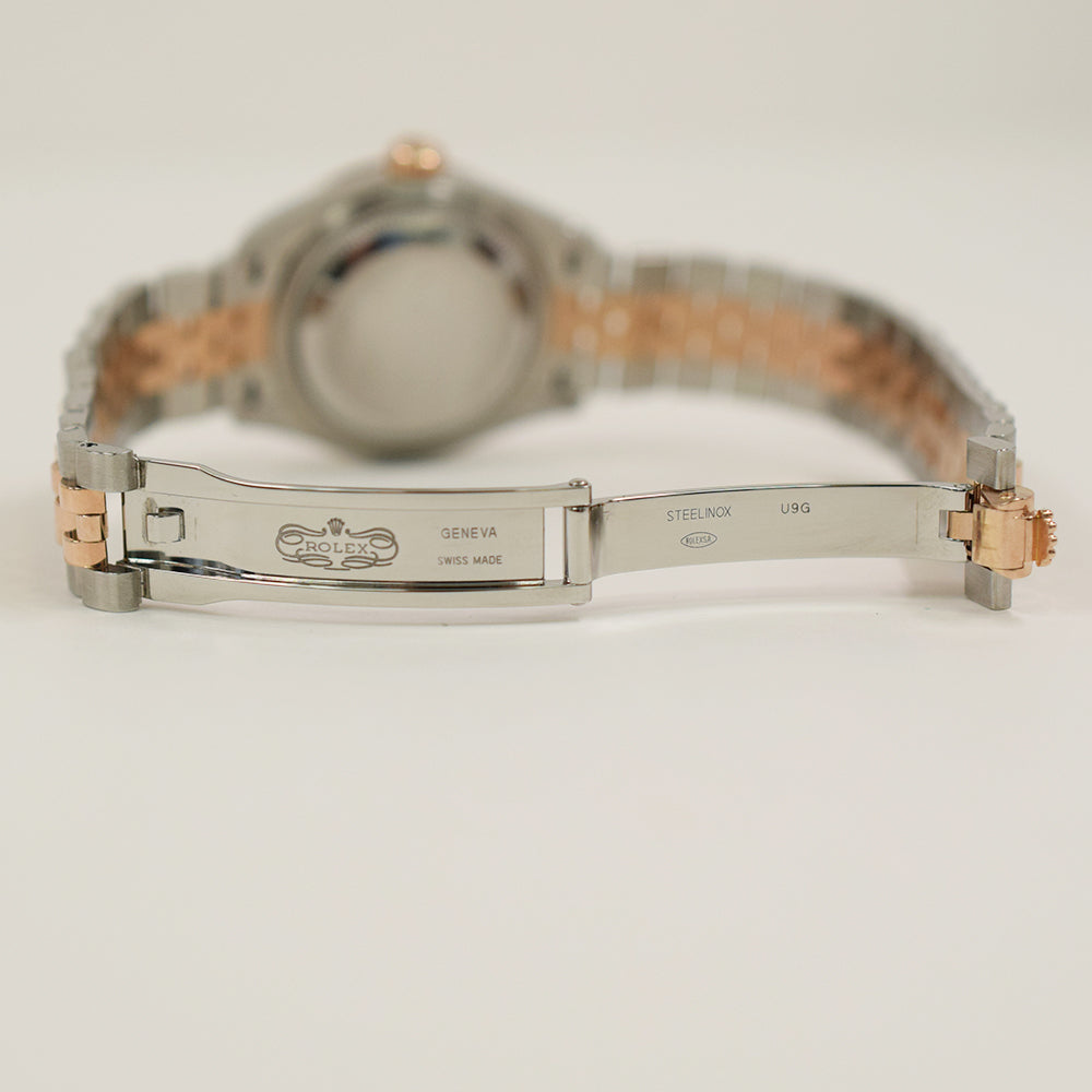 Datejust 28mm Diamond Bezel Steel and Rose Gold 279381RBR