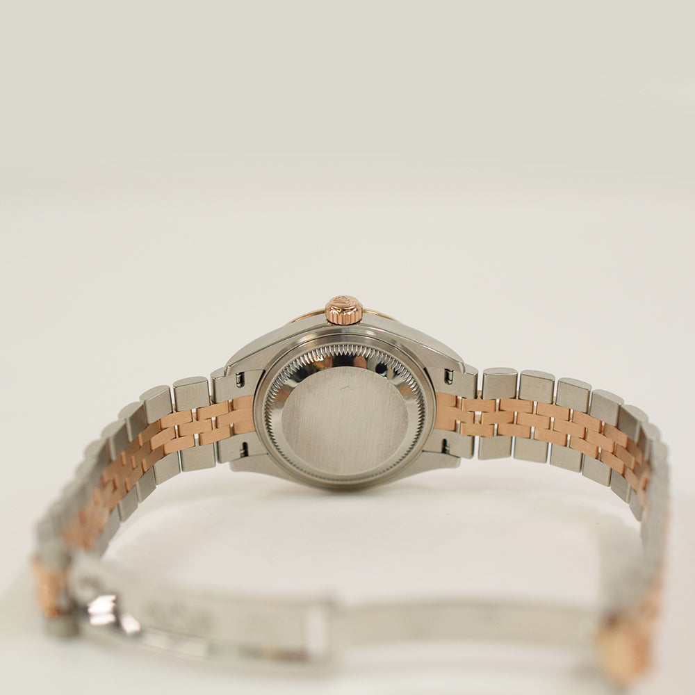 Datejust 28mm Diamond Bezel Steel and Rose Gold 279381RBR
