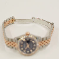 Datejust 28mm Diamond Bezel Steel and Rose Gold 279381RBR
