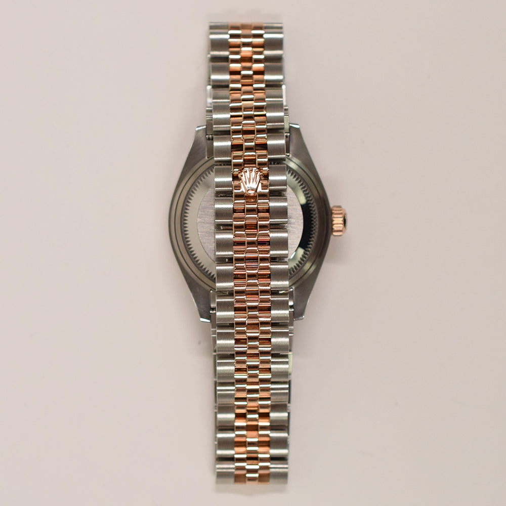 Datejust 28mm Diamond Bezel Steel and Rose Gold 279381RBR