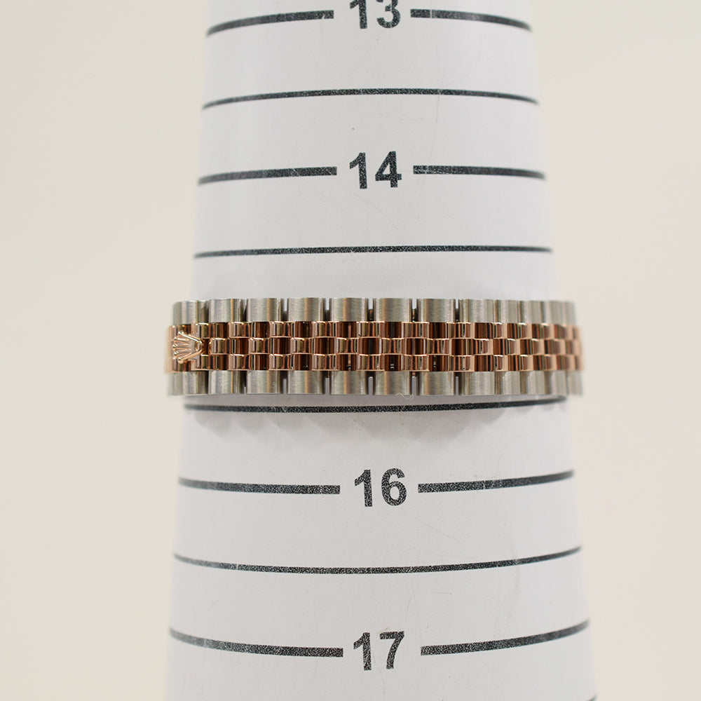 Datejust 28mm Diamond Bezel Steel and Rose Gold 279381RBR