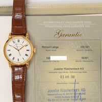 Richard Lange 40mm Yellow Gold Manual Winding 232.021