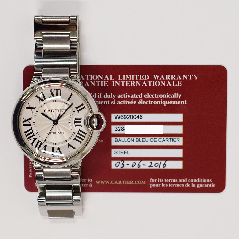 Ballon Bleu Large 36mm - Steel W6920046
