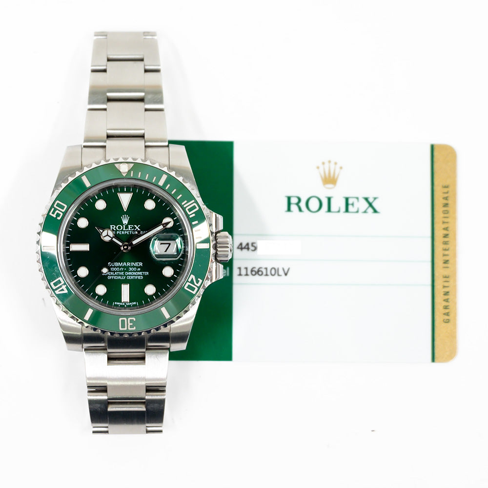 Submariner Date 40mm "Hulk" Steel 116610LV