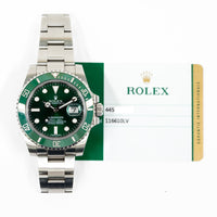 Submariner Date 40mm "Hulk" Steel 116610LV