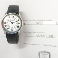 Ronde Solo de Cartier Quartz 29mm Steel WSRN0019