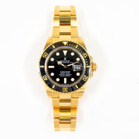 Submariner Date 41mm Black Bezel Yellow Gold 126618LN