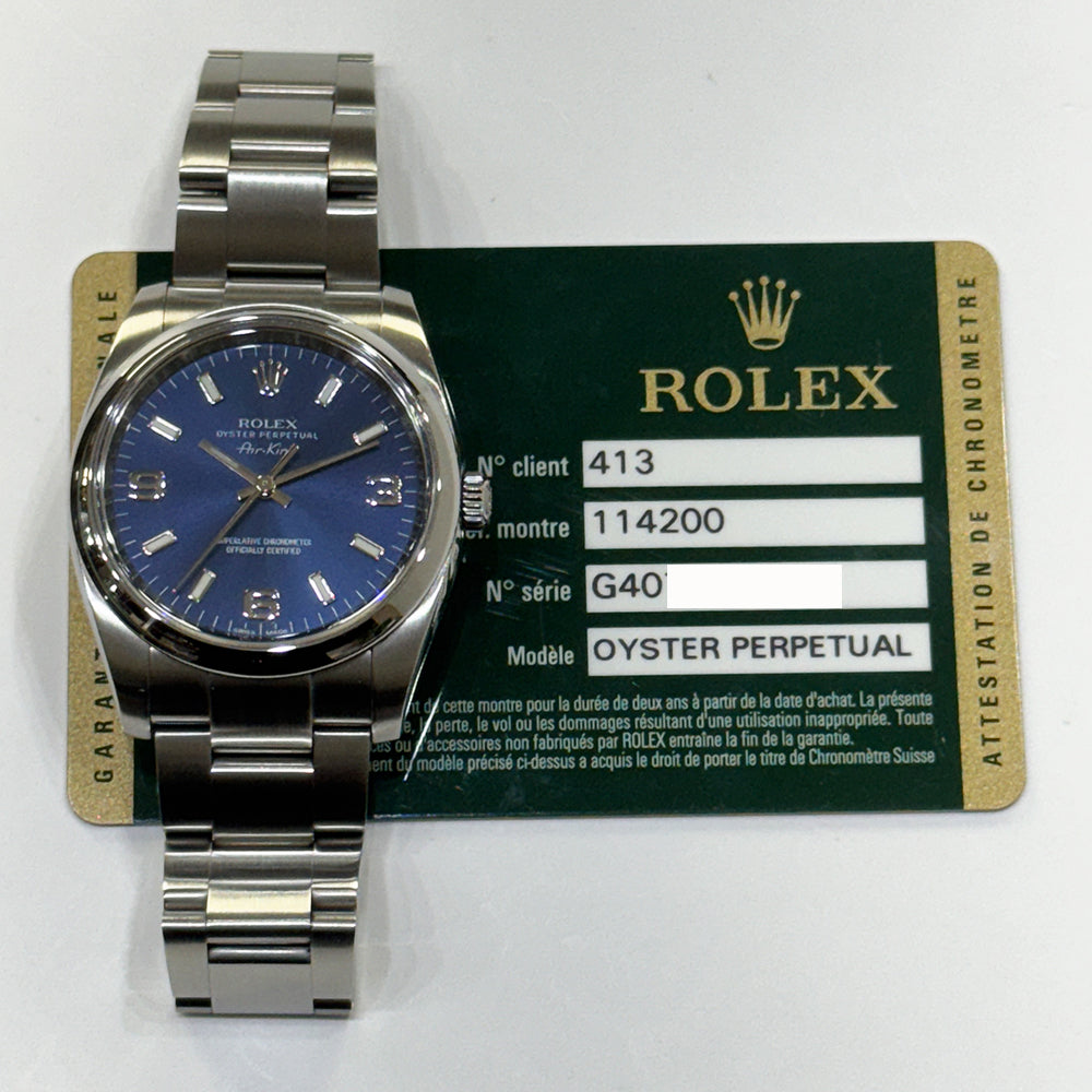 Air-King 34mm Steel 114200