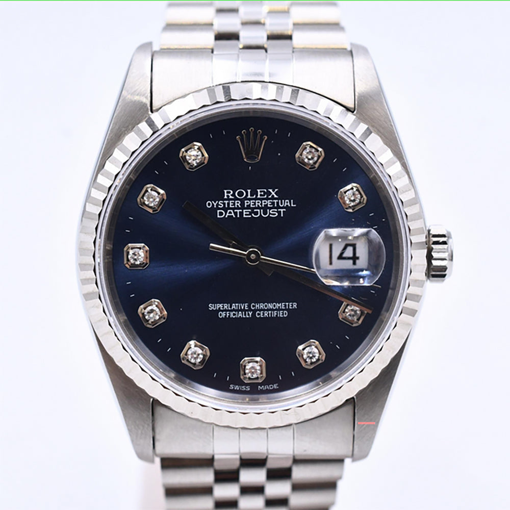 Datejust 36mm Steel and White Gold 16234G