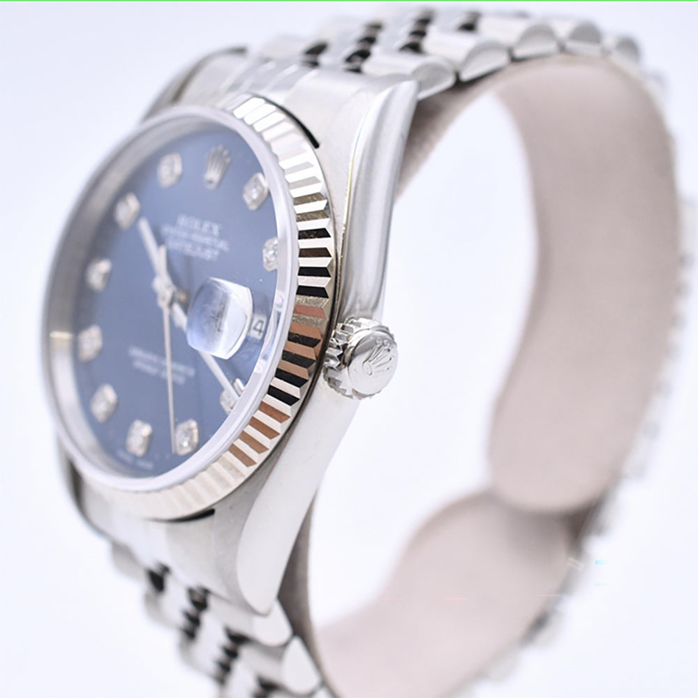 Datejust 36mm Steel and White Gold 16234G