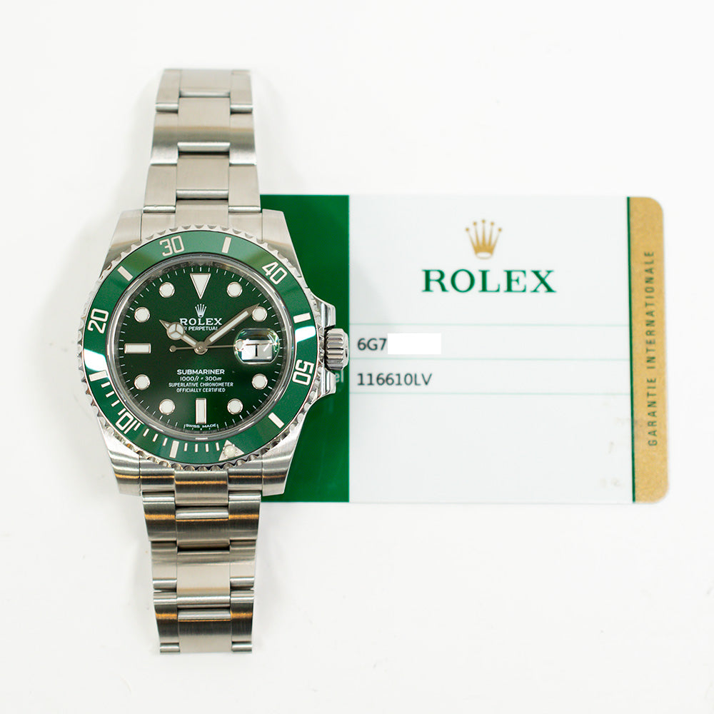 Submariner Date 40mm "Hulk" Steel 116610LV