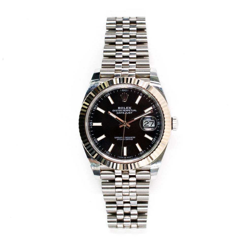 Datejust 41mm Steel and White Gold 126334