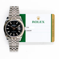 Datejust 41mm Steel and White Gold 126334