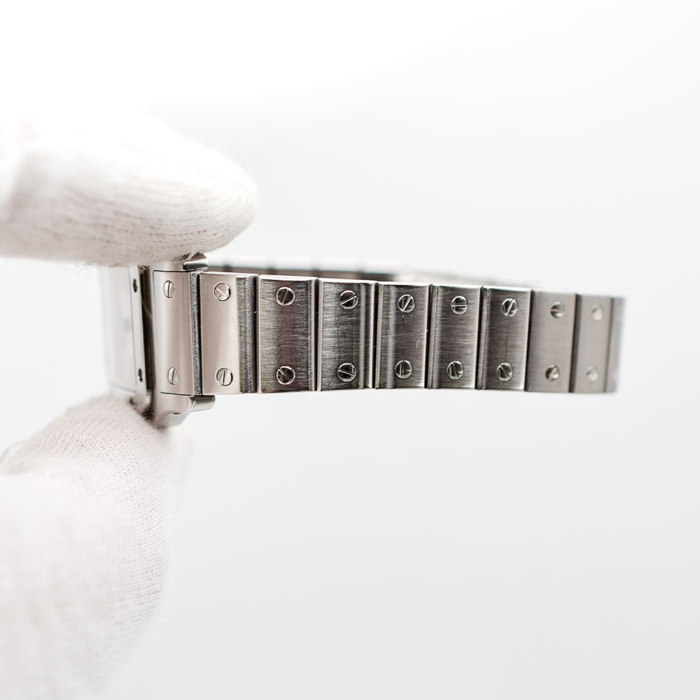 Santos Galbée Quartz - Steel - 24mm x 24mm W20056D6