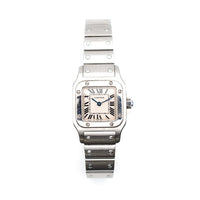 Santos Galbée Quartz - Steel - 24mm x 24mm W20056D6