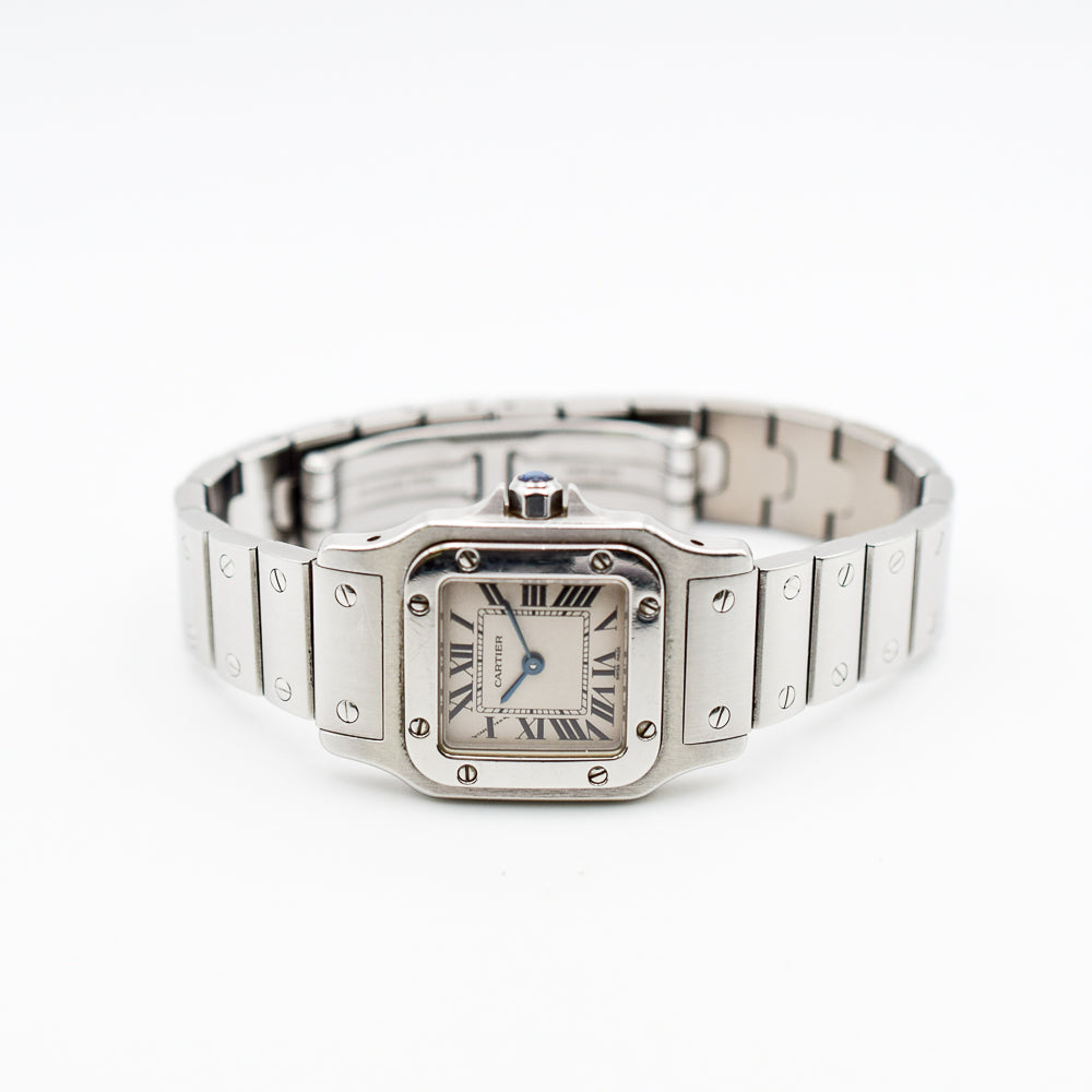 Santos Galbée Quartz - Steel - 24mm x 24mm W20056D6