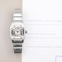 Santos Galbée Quartz - Steel - 24mm x 24mm W20056D6
