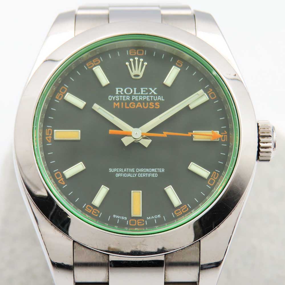 Milgauss Green Crystal 116400GV