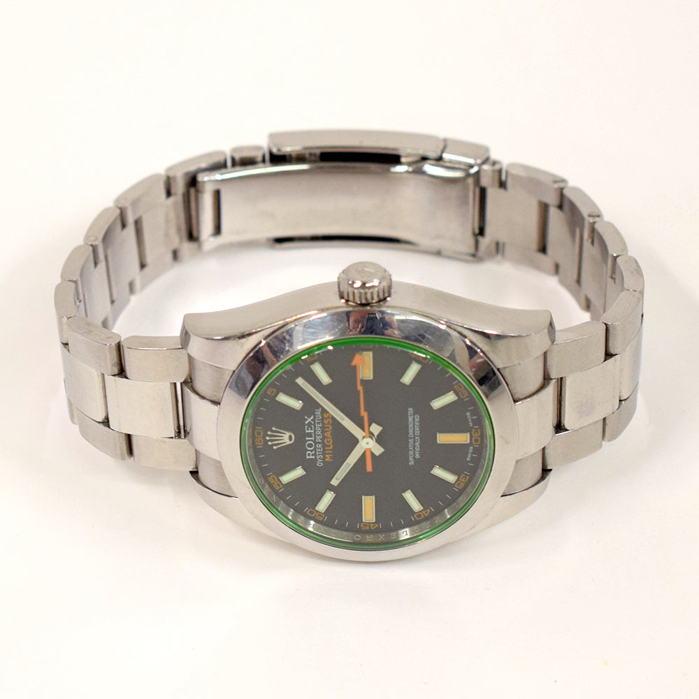 Milgauss Green Crystal 116400GV