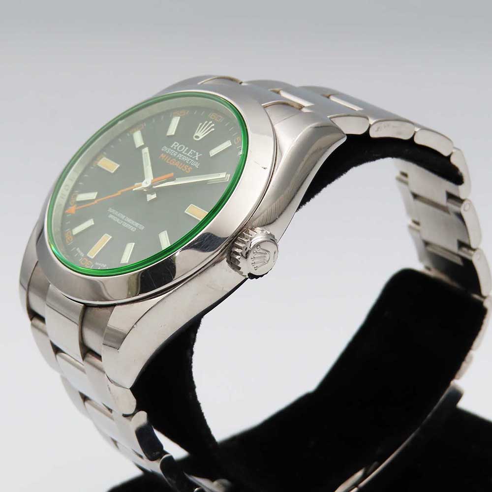 Milgauss Green Crystal 116400GV