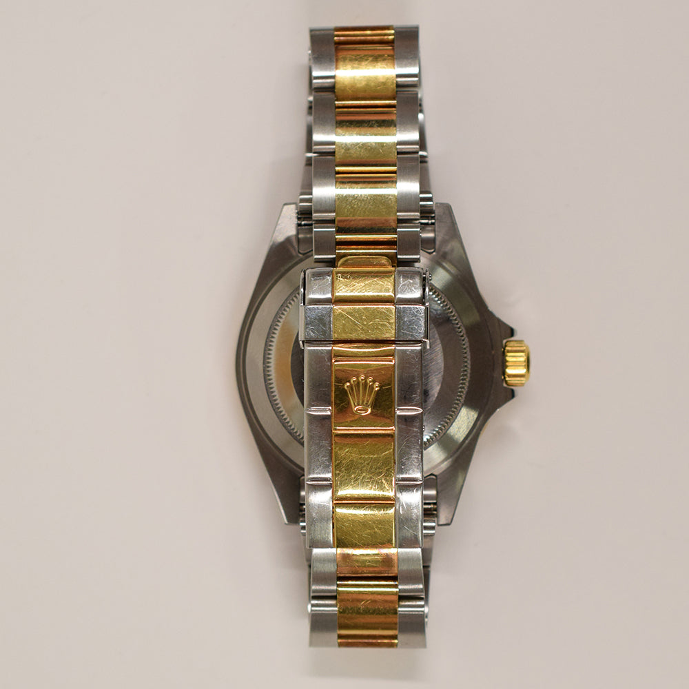 Submariner Date 40mm Blue Bezel Steel and Yellow Gold 16613