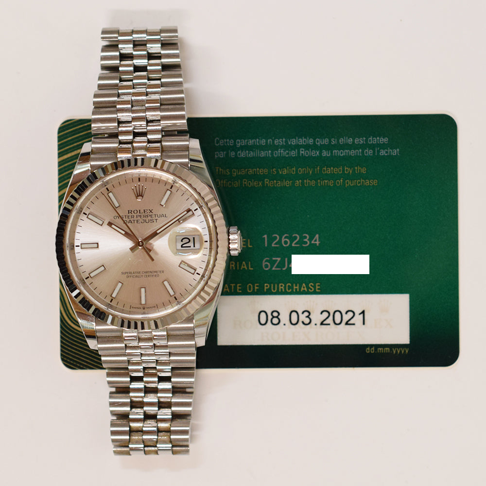 Datejust 36mmSteel and White Gold 126234