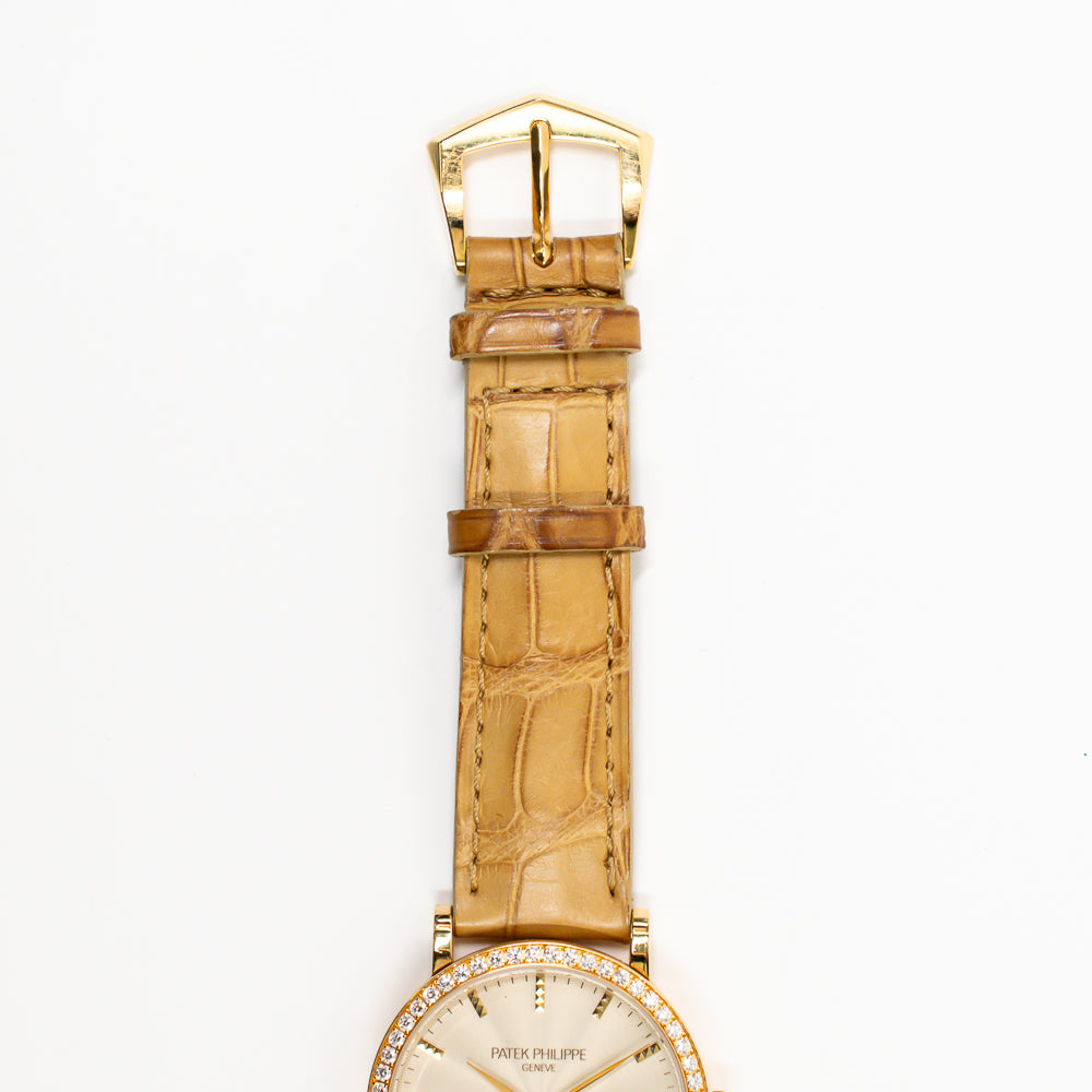 Calatrava 31mm Diamond Bezel Rose Gold 7120R-001