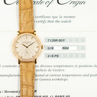 Calatrava 31mm Diamond Bezel Rose Gold 7120R-001