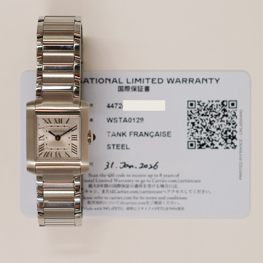 Tank Française Small Stainless Steel quartz WSTA0129