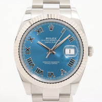 Datejust 41mm Steel and White Gold 126334
