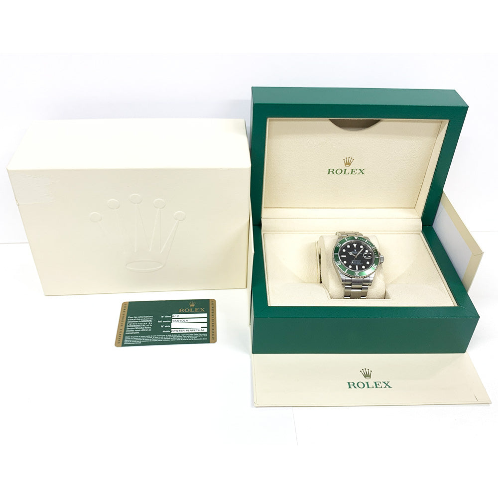 Submariner Date 40mm "Kermit" Steel 16610LV