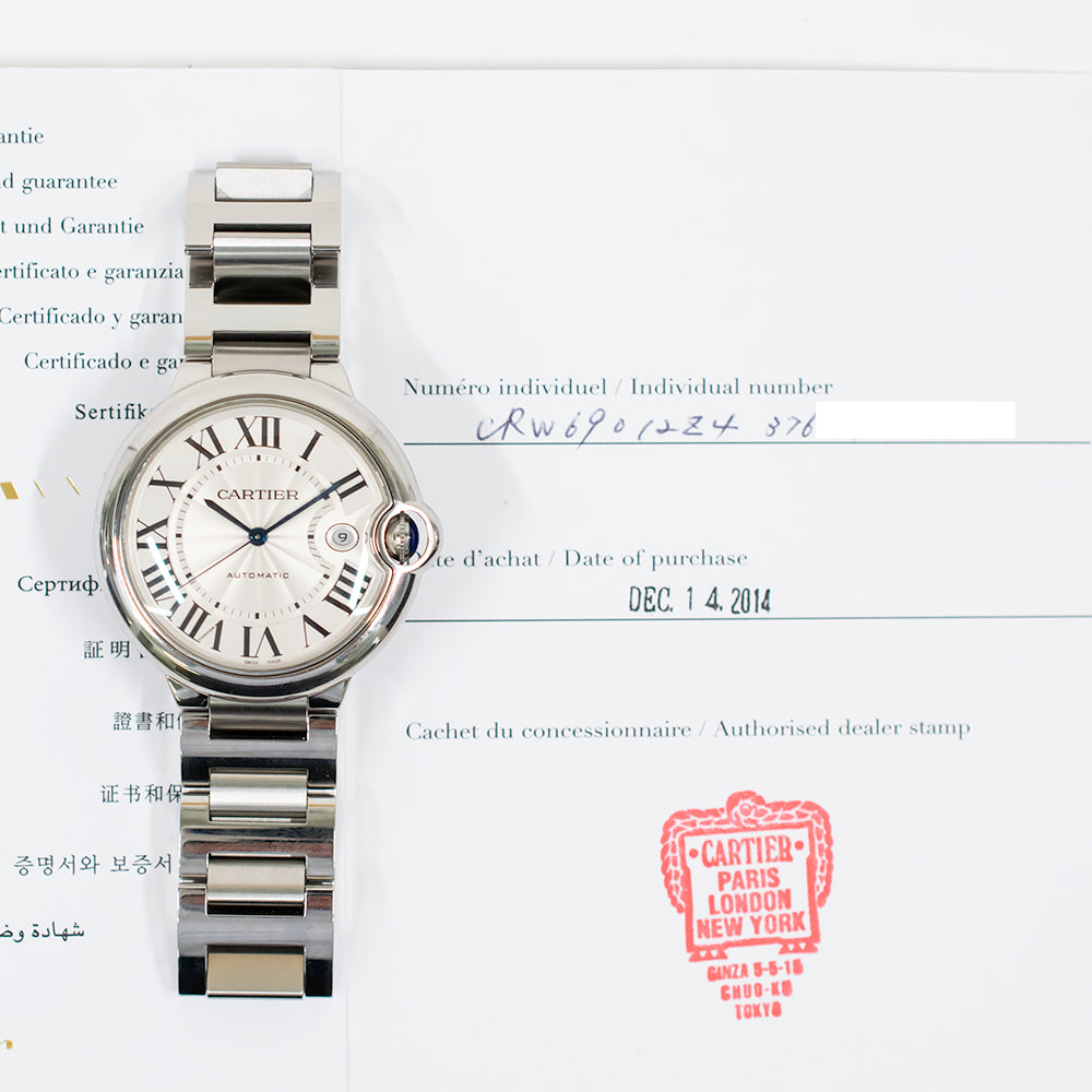 Ballon Bleu Large 42mm - Steel W69012Z4