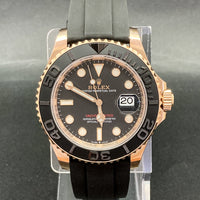 Yacht-Master 40mm Rose Gold on Strap 126655
