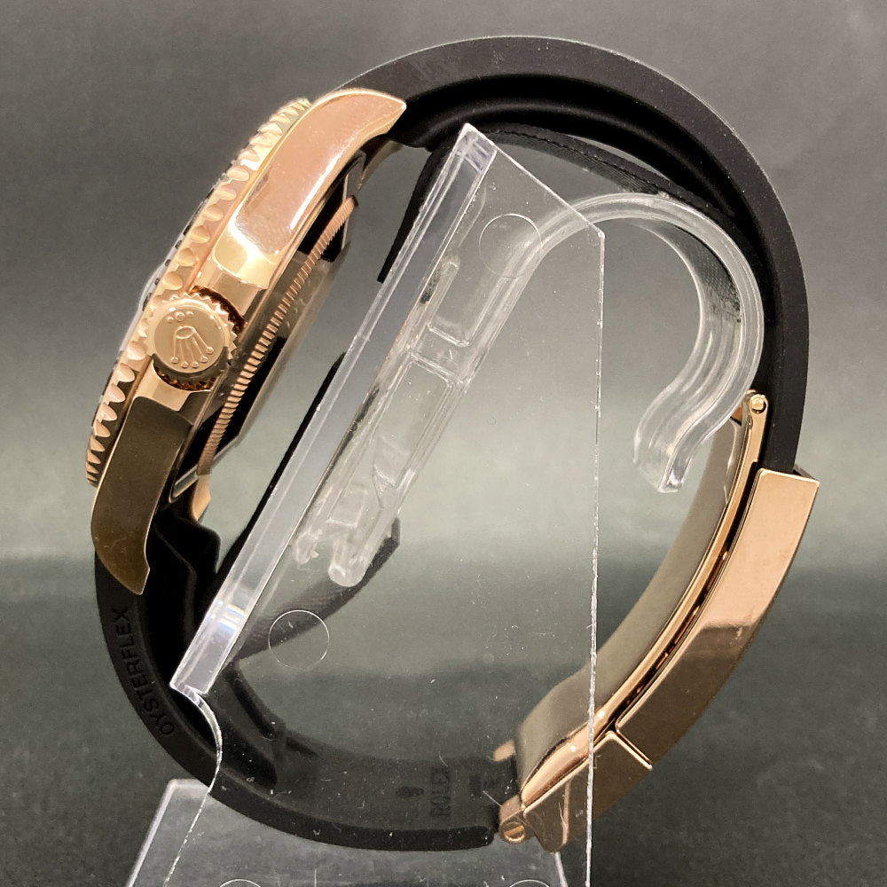 Yacht-Master 40mm Rose Gold on Strap 126655