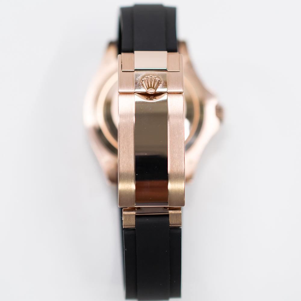 Yacht-Master 40mm Rose Gold on Strap 126655